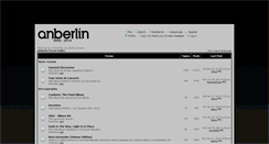 Desktop Screenshot of community.anberlin.com